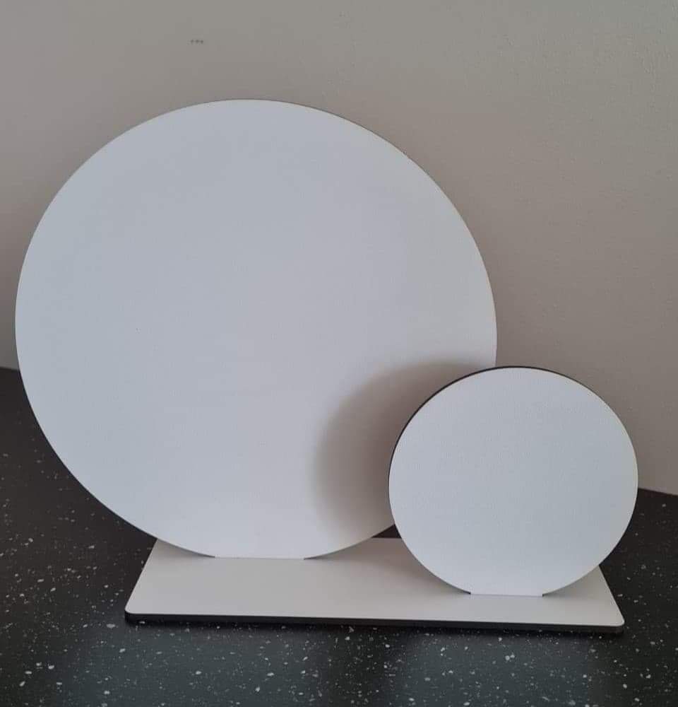 2 cirkels op voet Sublimatie
