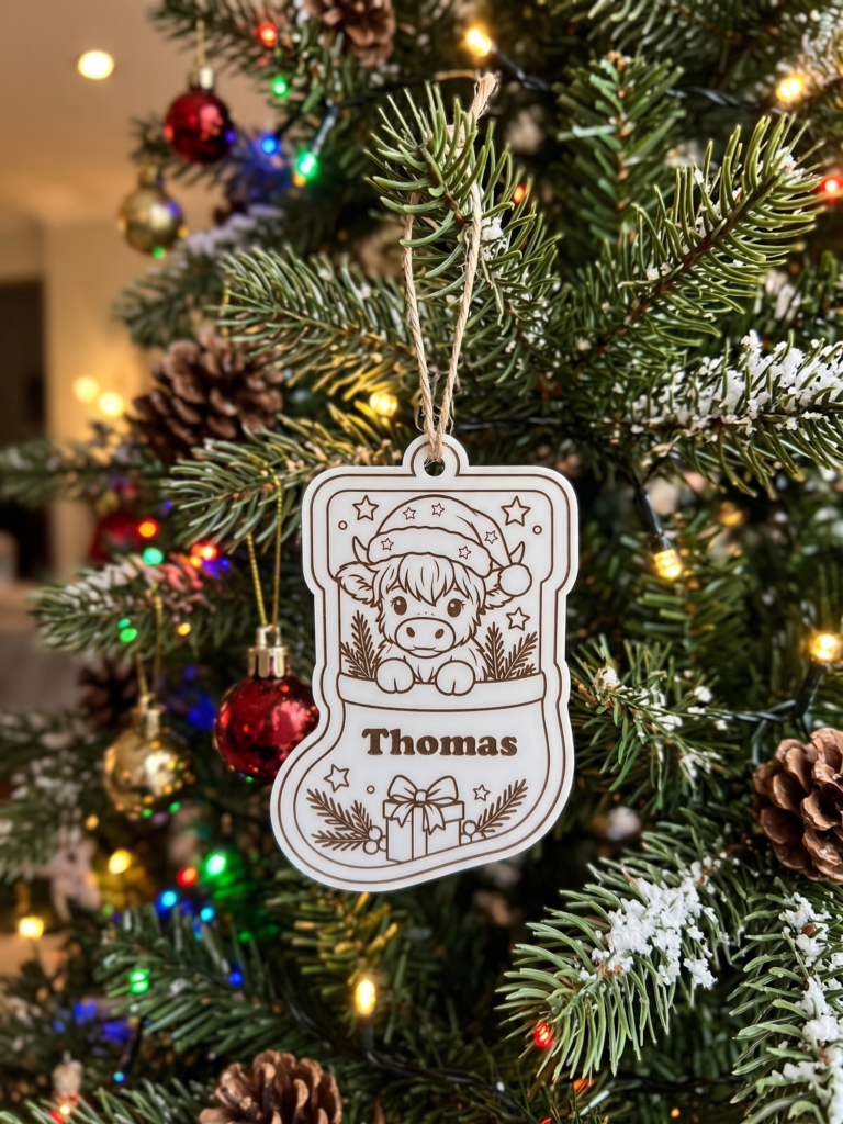 Kerst sok met naam